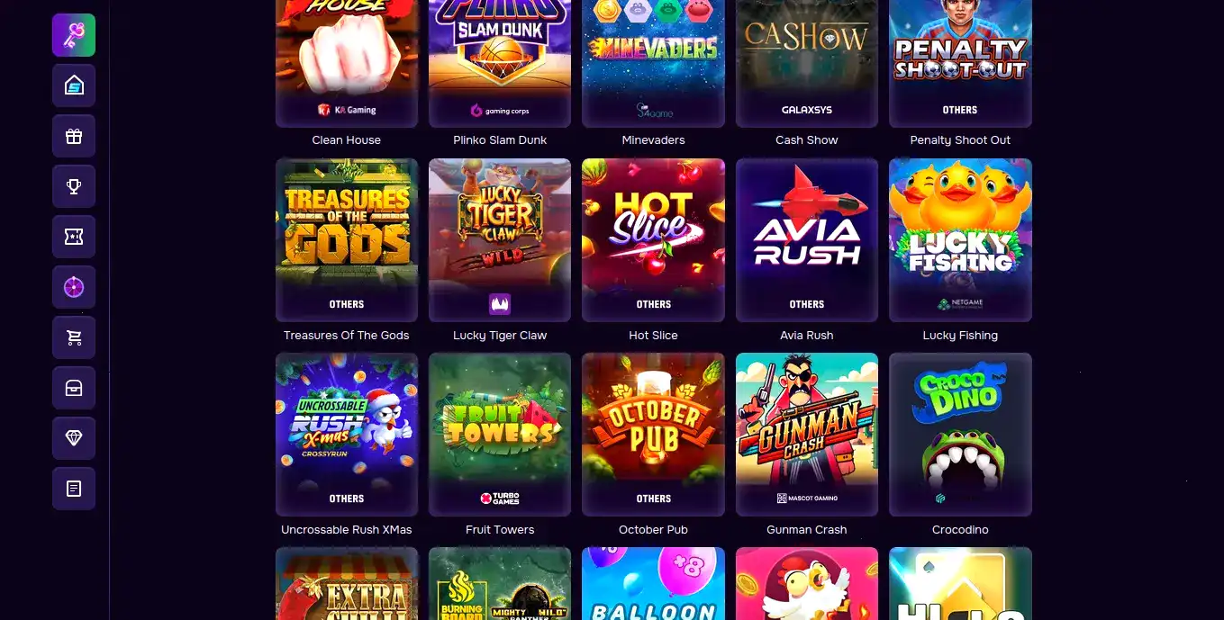 Мобильная версия Vulkan Pobeda casino